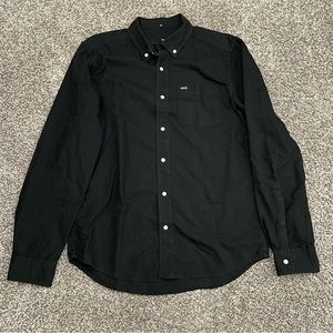 Black Hurley Button Down Shirt